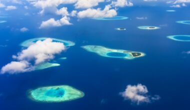 Maldives from air