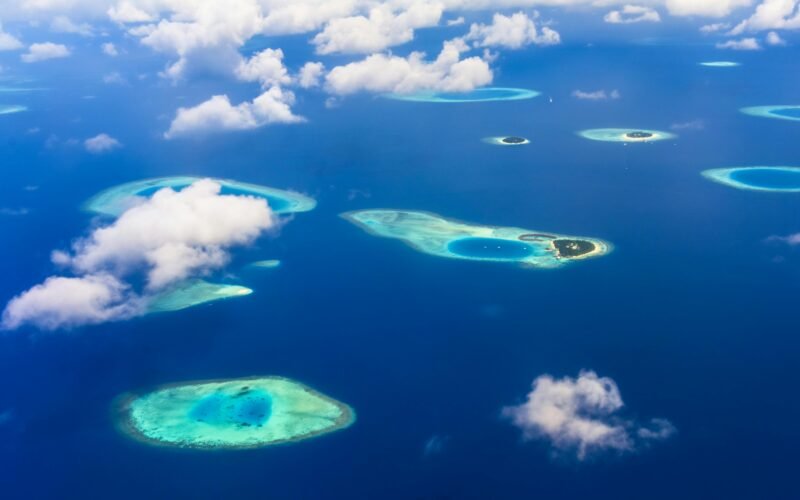 Maldives from air